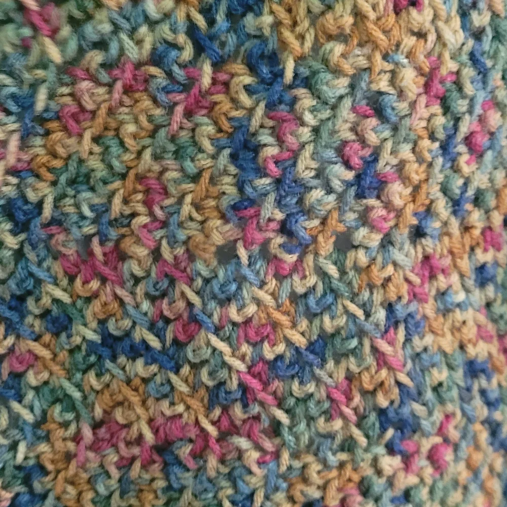 Colorful Textured Knit Throw - Picture 2 of 4